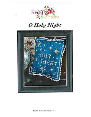 O Holy Night Cross Stitch by Violets & Sunshine - Paper Pattern