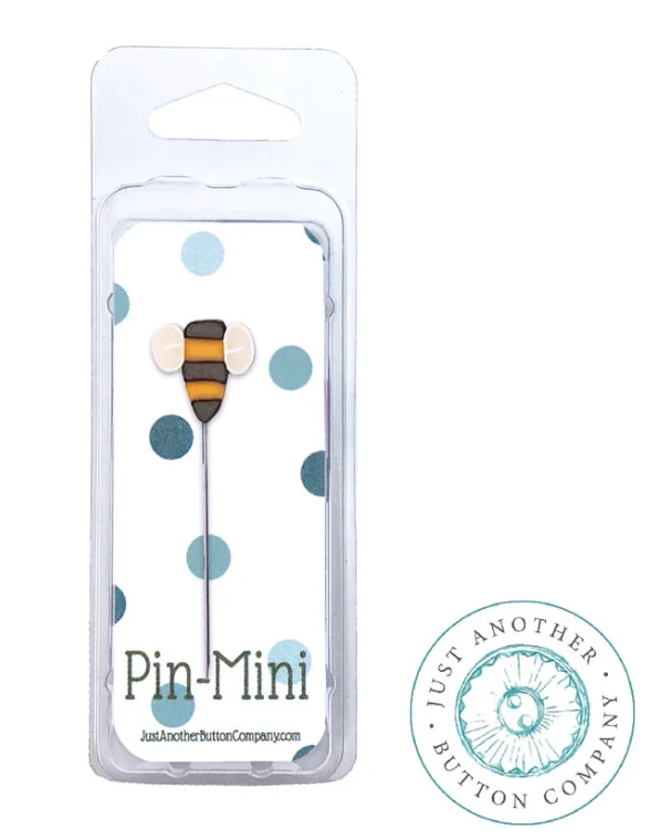 Prairie Bee Solo JPm564 by Just Another Button Company Used in Botanical Bee by Hands on Design PIN ONLY!! Purchase Pattern Separately