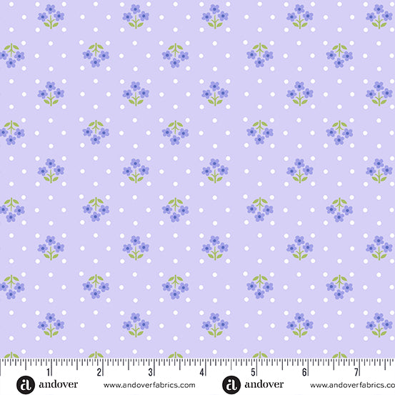 Plain and Simple | A-002-P | Tri Flower - Wisteria