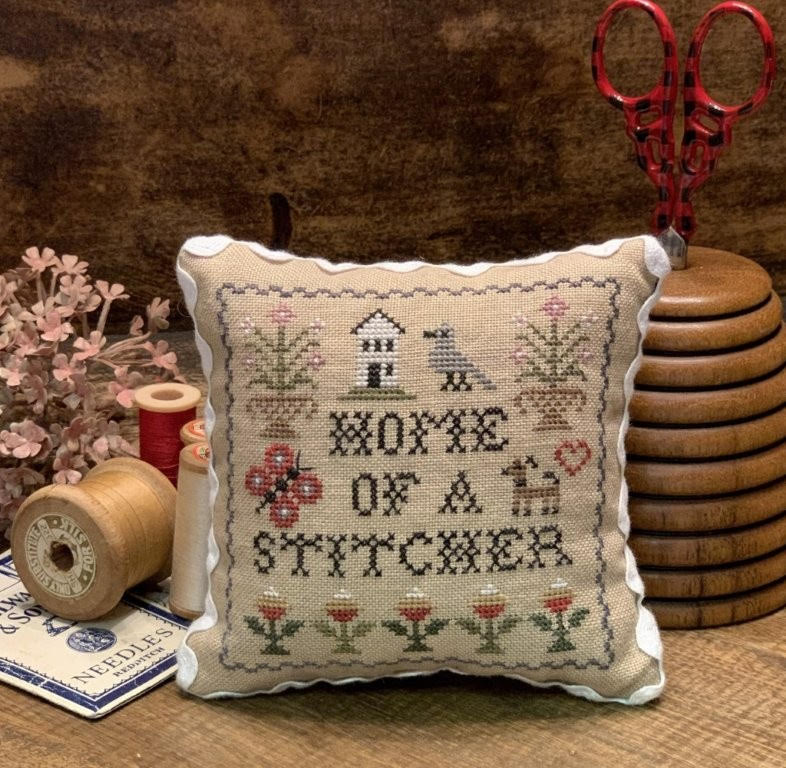 Home of a Stitcher Cross Stitch by The Scarlett House - Paper Pattern