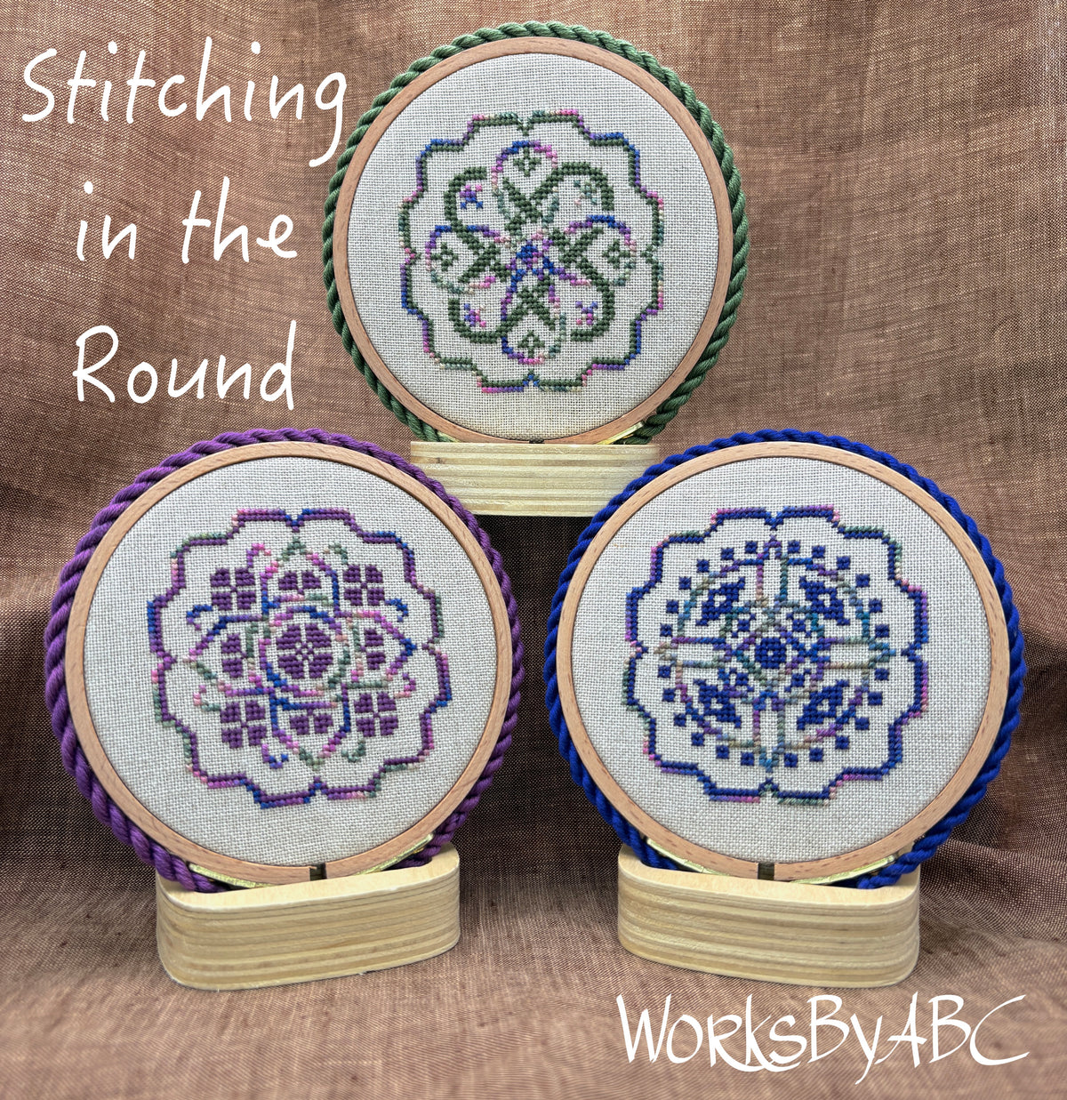 Pre-Order - Stitching in the Round Cross Stitch by Works By ABC - Paper Pattern