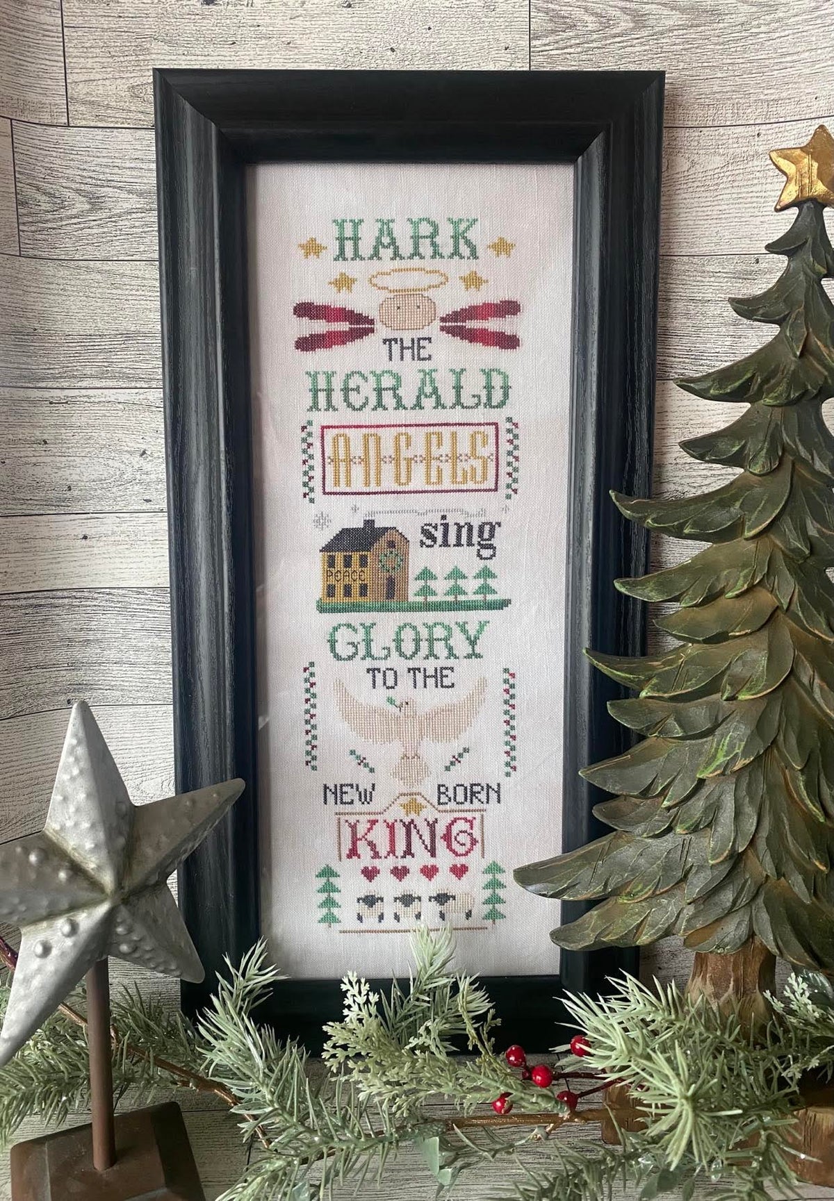 Pre-Order - Songs of Praise: Hark the Herald Cross Stitch by Cricklewood Crossing - Paper Pattern