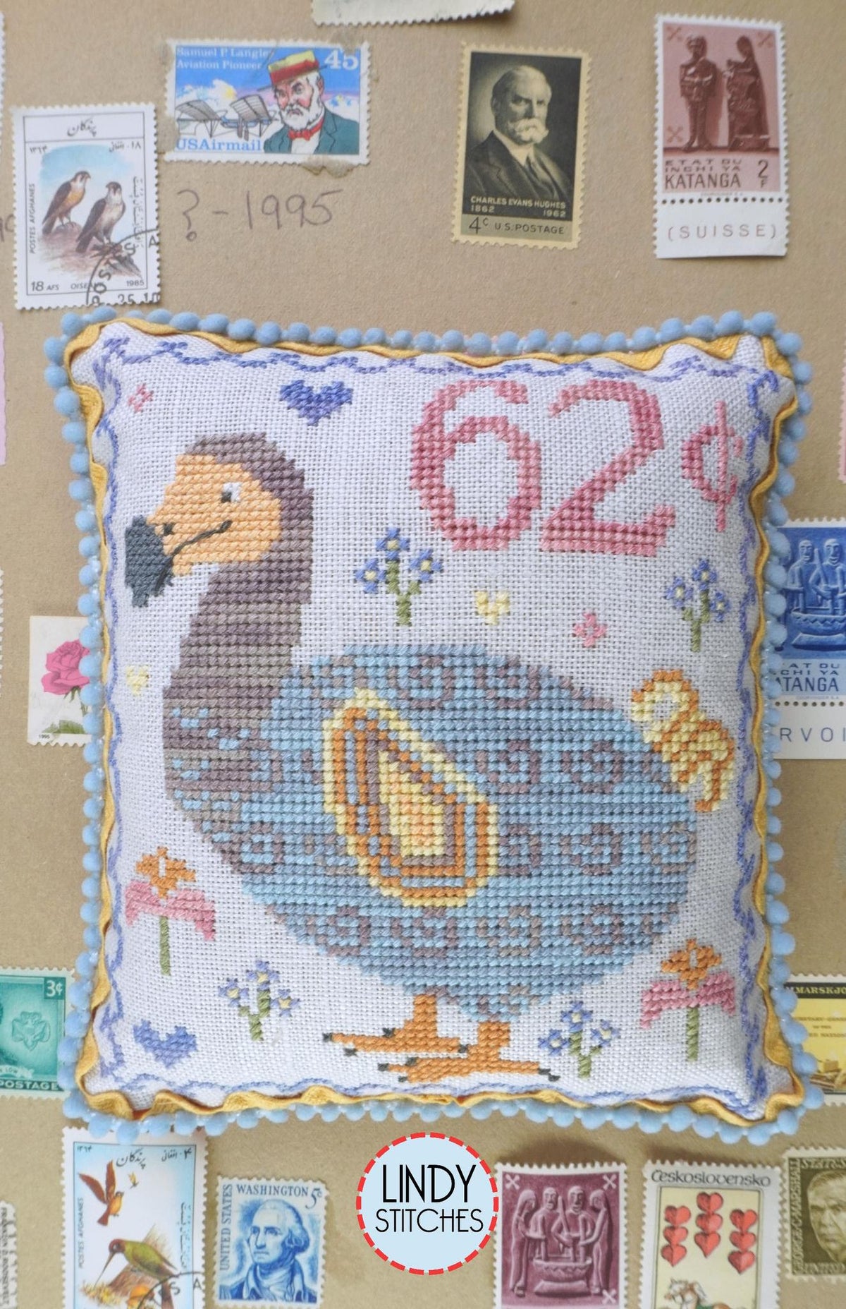 Pre-Order - April Dodo Cross Stitch by Lindy Stitches - Paper Pattern