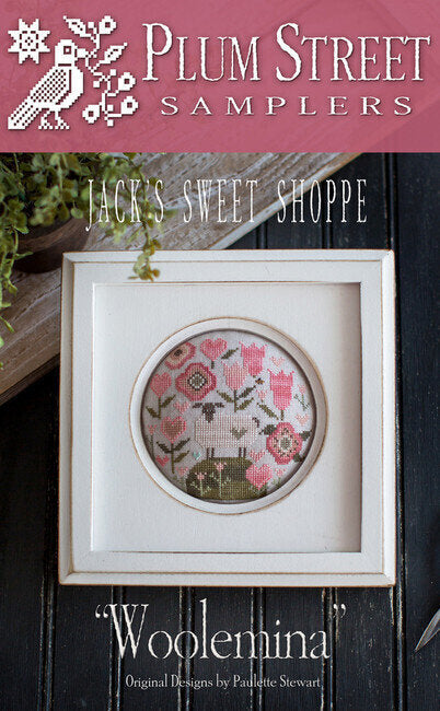 Jack's Sweet Shoppe: Woolemina Cross Stitch by Plum Street Samplers - Paper Pattern