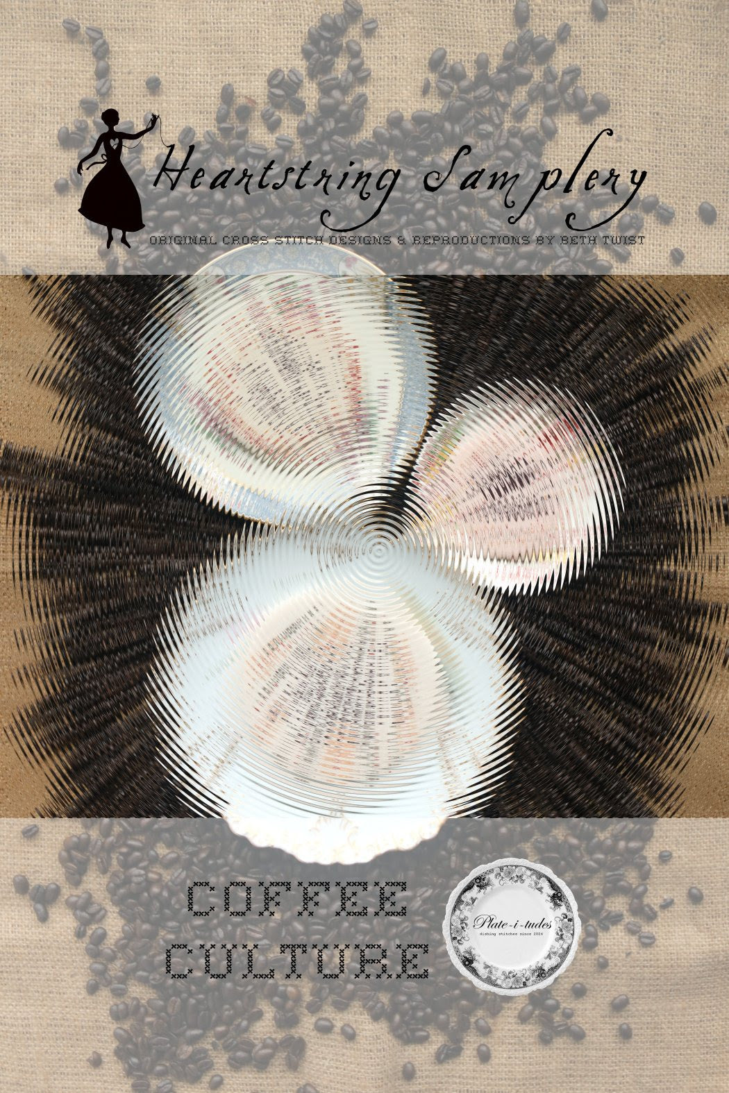 PRE-ORDER - Mystery Design: Plate-itudes 2026: Heartstring Samplery #2 Cross Stitch by Heartstring Samplery - Paper Pattern
