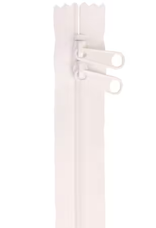 Handbag Zipper 30 in - White
