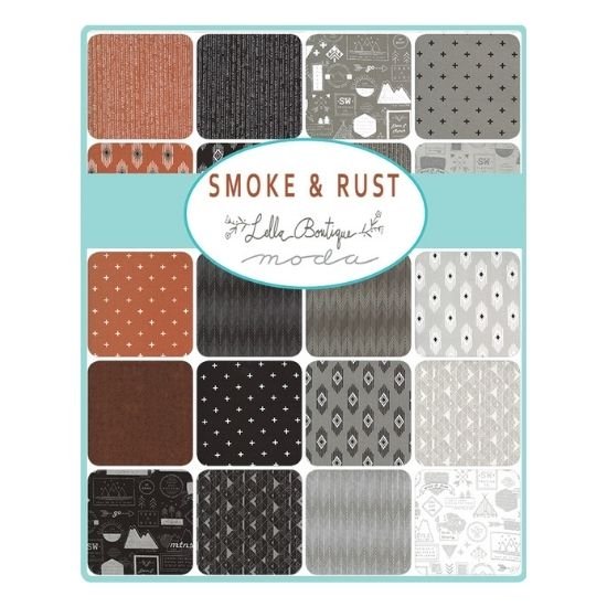 Smoke & Rust Fat Quarter Bundle by Lella Boutique for Moda Fabrics