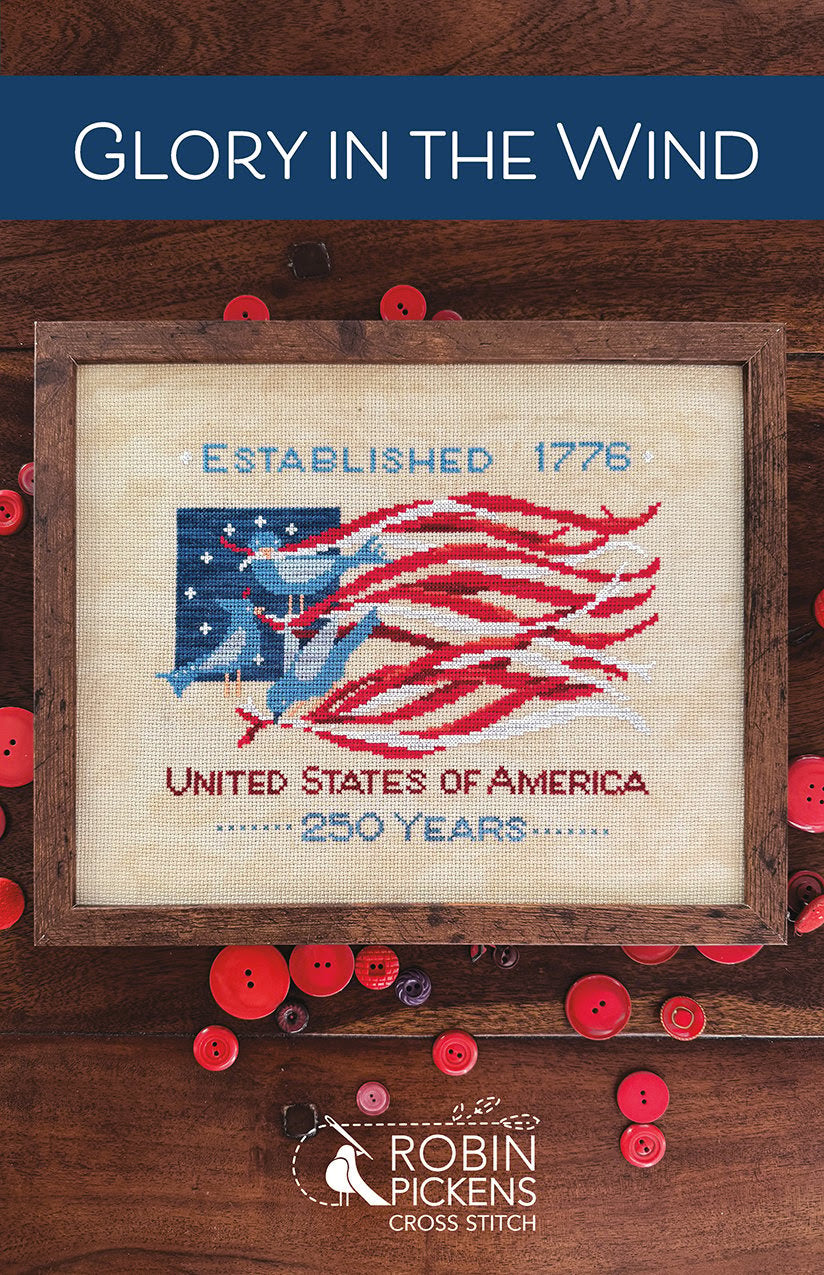 Glory in the Wind Cross Stitch by Robin Pickens - Paper Pattern