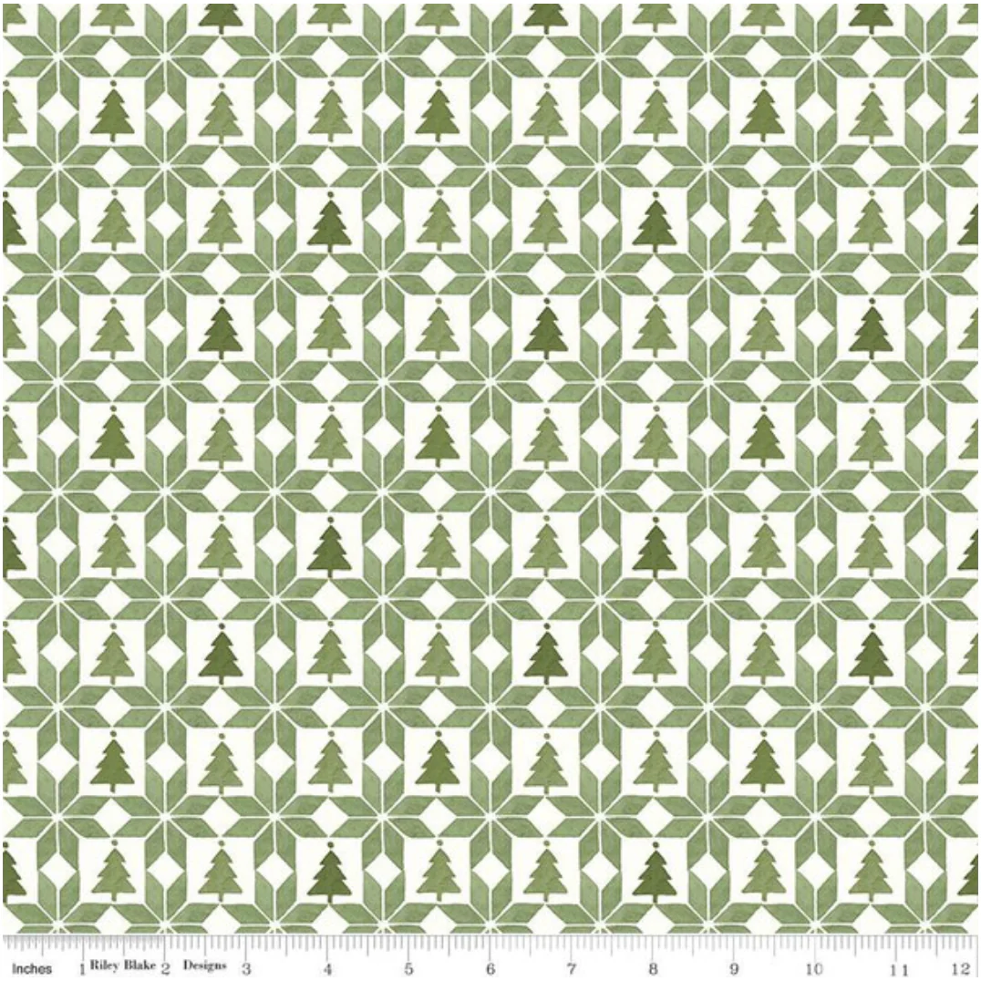Magical Winterland | C14946 | Patchwork - Green