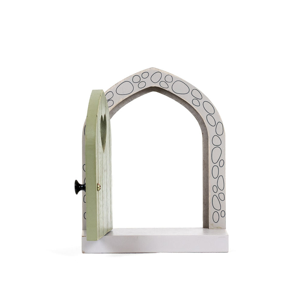 Fairy Door | Pixie Dust Collection | 5x6x2.5 wood door with shelf | 11852