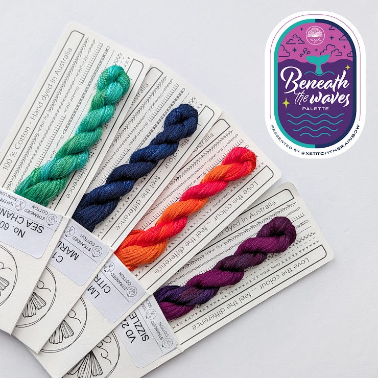 PRE-ORDER - Beneath the Waves Floss Pack Only by Cottage Garden Threads