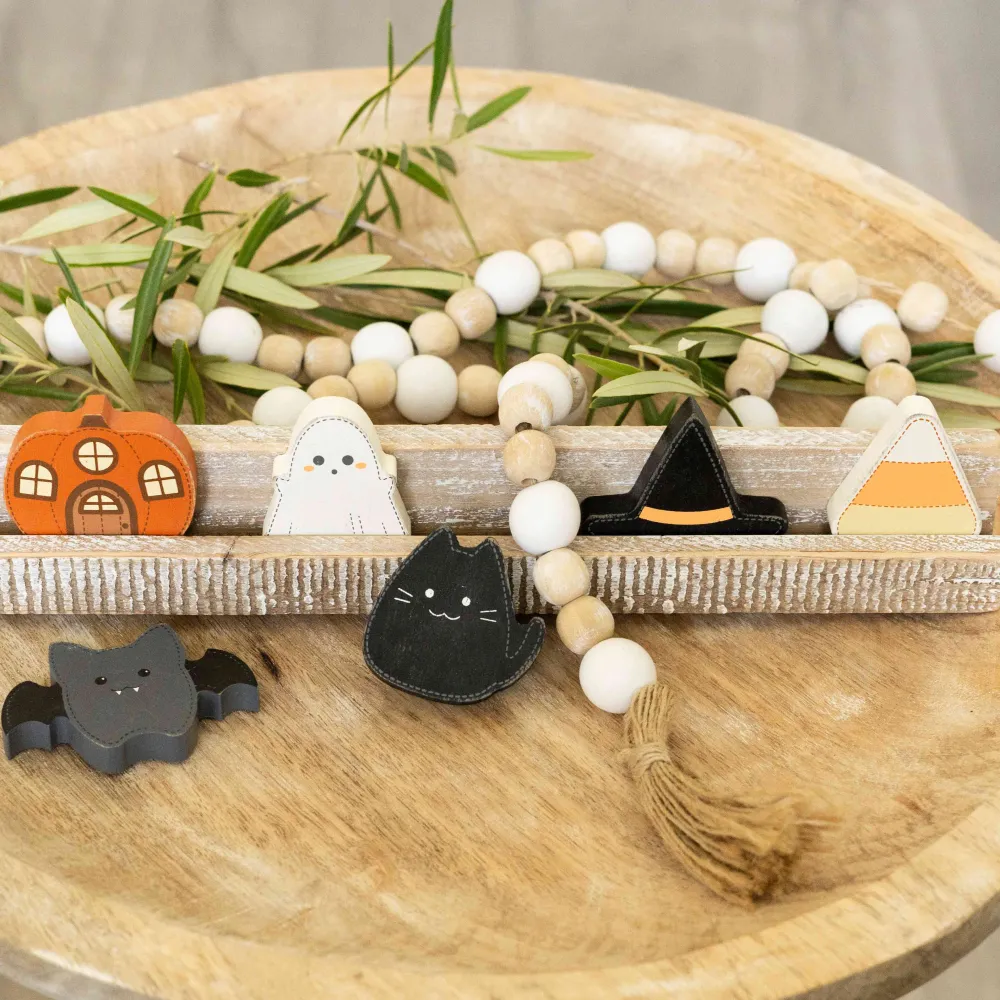 Halloween | Woodland Story Book Collection | 2x2x.25 wood shapes set of 6 | 50523
