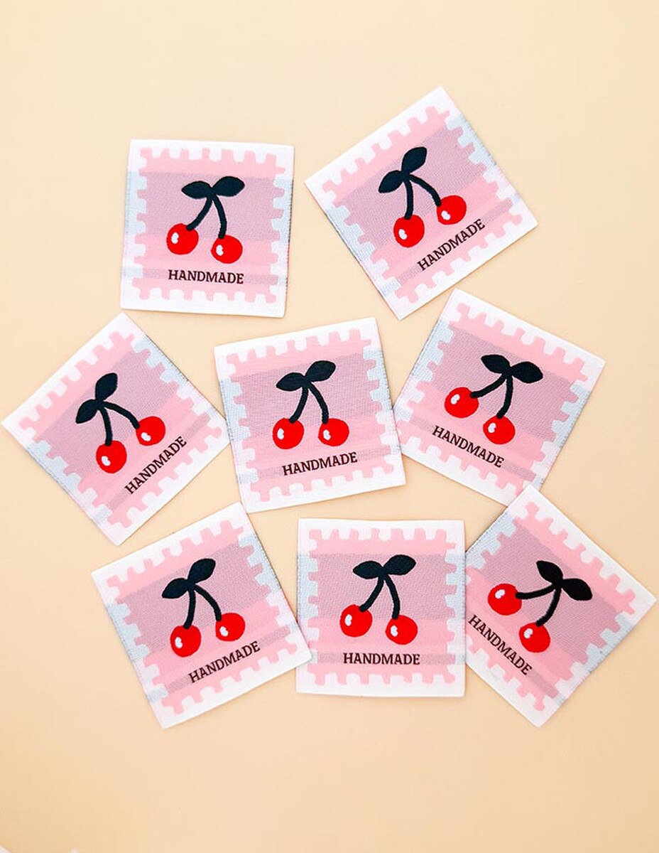 Minki Kim Woven Labels - Cherries