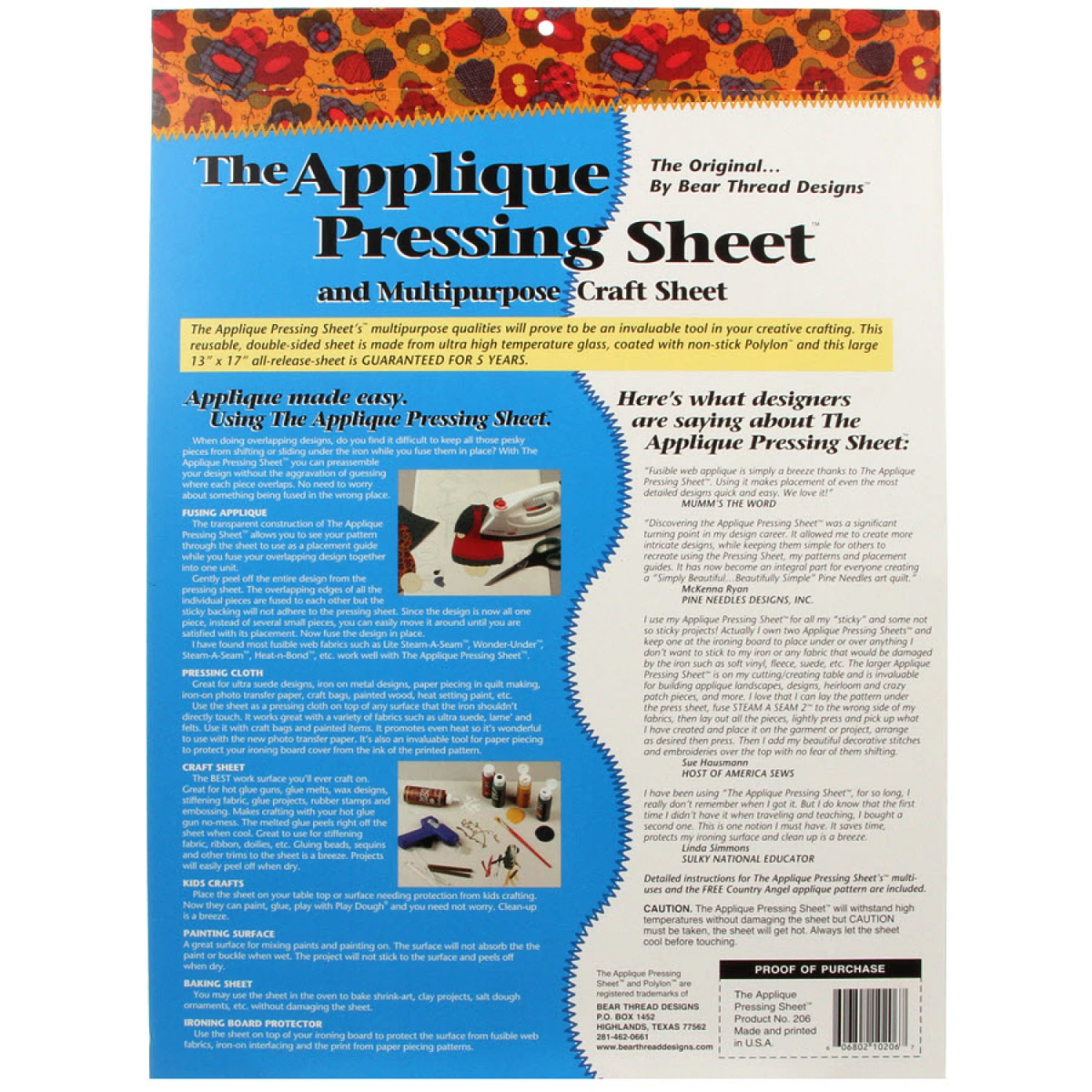The Applique Pressing Set