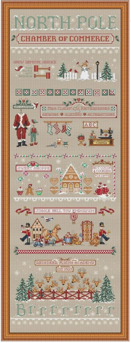 North Pole Chamber of Commerce: Reindeer Flying Academy (part four of a four part series) by Sue Hillis Designs - Paper Pattern