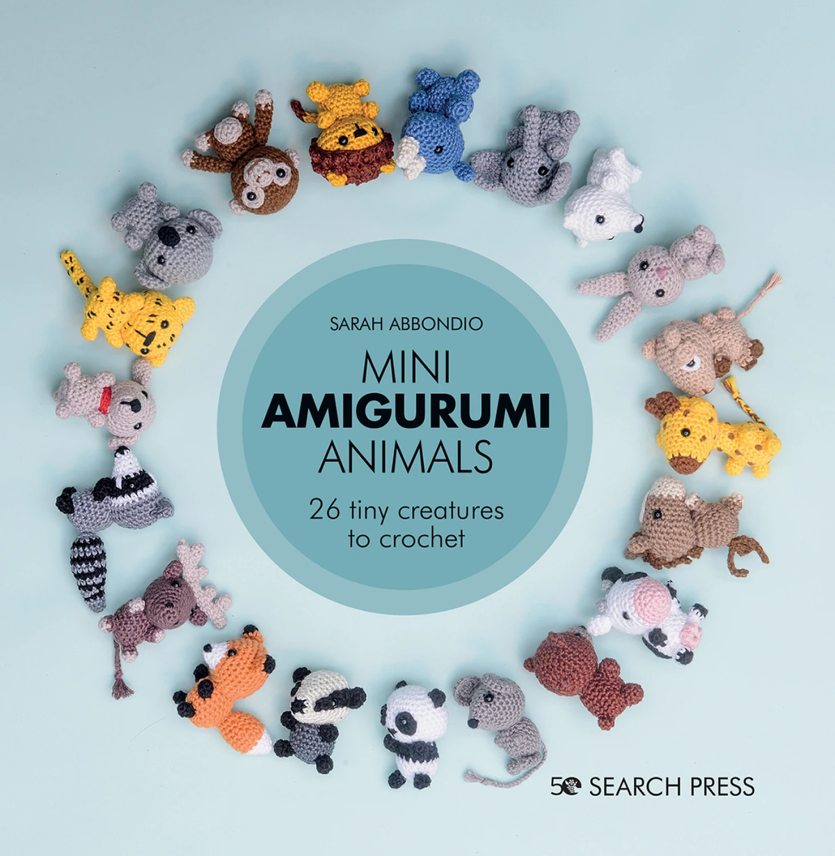 Mini Amigurumi Animals Crochet Book by Sarah Abbondio - Paper Pattern