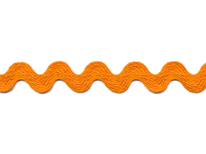 Medium Ric Rac, 1/2 inch - Orange