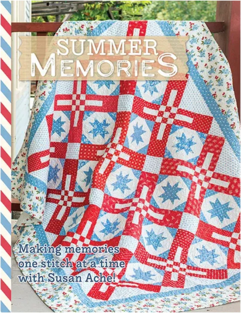 Summer Memories Quilt &amp; Cross Stitch BookSusan Ache for It&#39;s Sew Emma #ISE-954