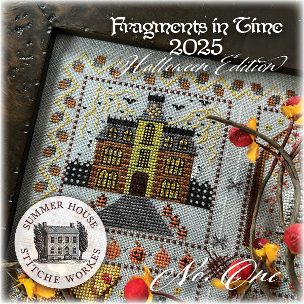 Pre-Order - Fragments in Time: Halloween Edition #1 Cross Stitch by Summer House Stitche Workes - Paper Pattern