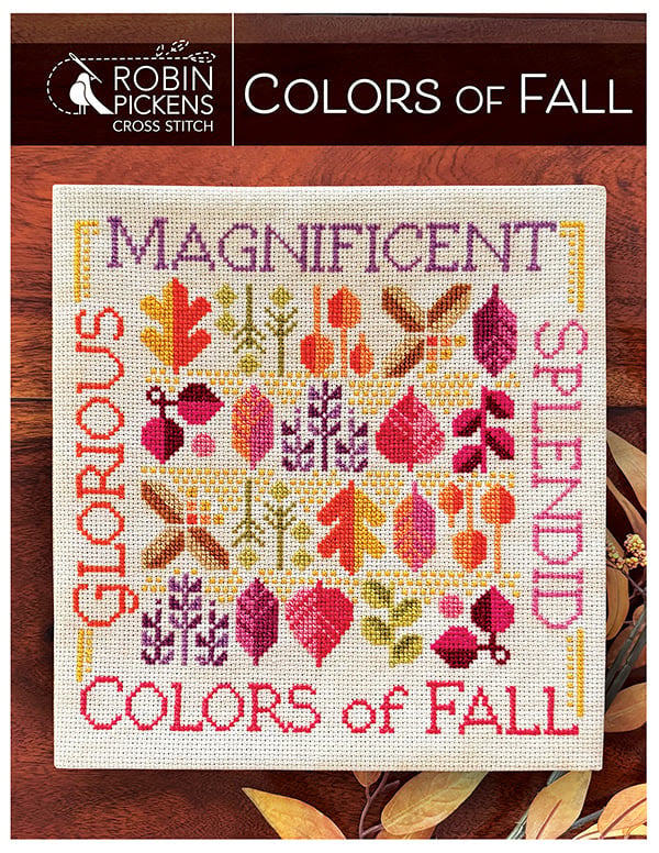 Colors of Fall Cross Stitch by Robin Pickens - Paper Pattern