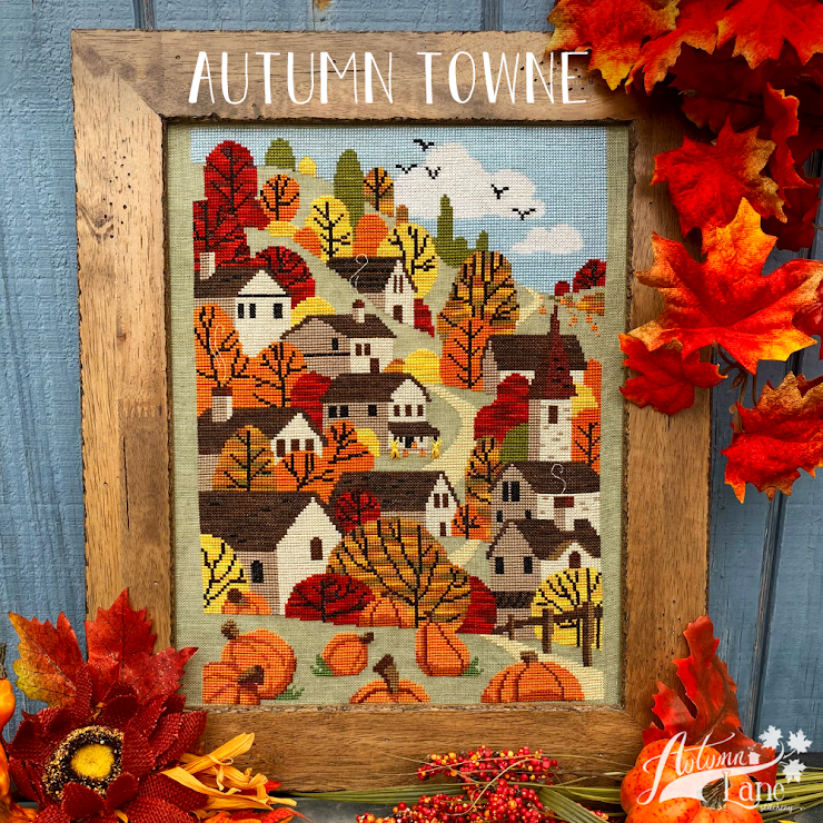 Autumn Towne by Autumn Lane Stitchery - Paper Pattern