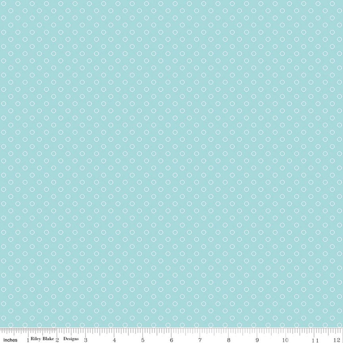 Whimsical Woodland | C17647 | Circle Dots - Aqua