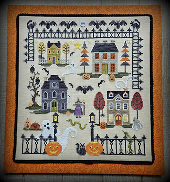 Halloween Court Cross Stitch by Waxing Moon Designs - Paper Pattern