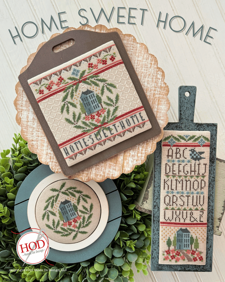Home Sweet Home Cross Stitch by Hands on Design - Paper Pattern