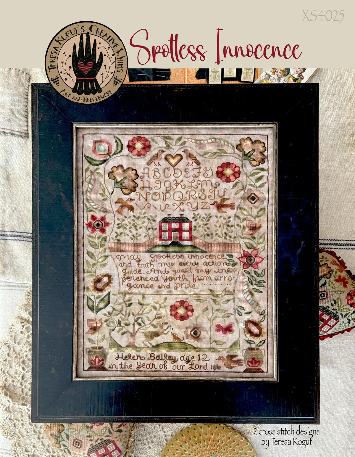 Spotless Innocence Booklet Cross Stitch by Teresa Kogut - Paper Pattern