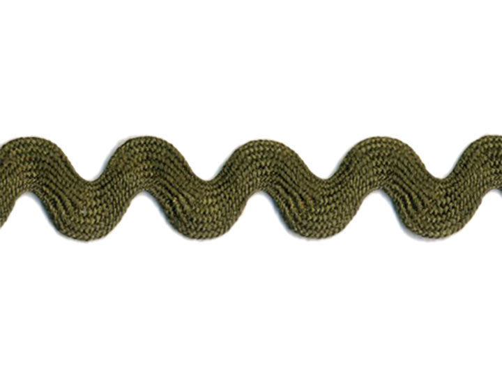 Large Ric Rac Trim, 11/16 inch - Moss