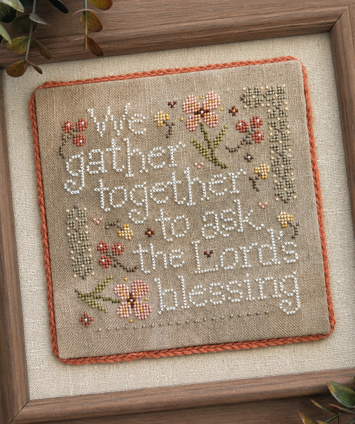 We Gather Together Cross Stitch by Sweet Wing Studio - Paper Pattern