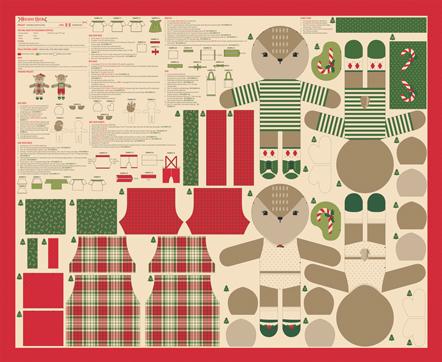 Holiday Cheer Reindeer Panel by Stacy Iest Hsu for Moda Fabrics