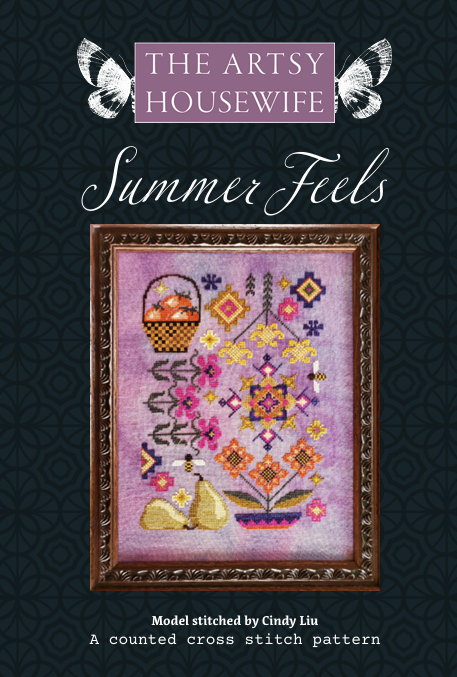 Pre-Order - Summer Feels Cross Stitch by The Artsy Housewife - Paper Pattern