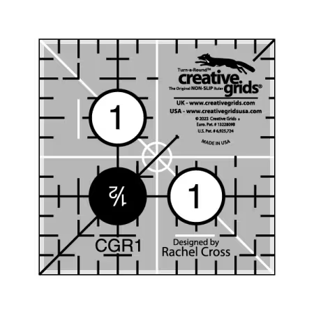 Creative Grids Quilt Ruler 1-1/2in Square