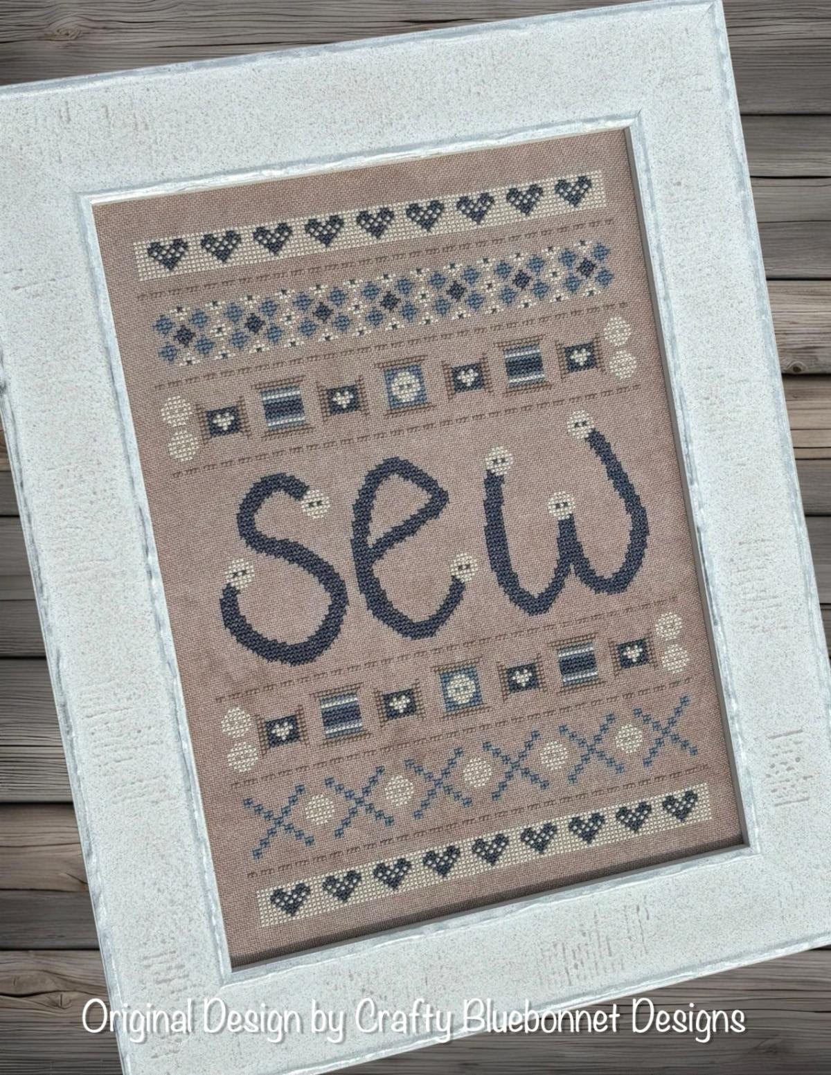 Pre-Order - Sew Lovely Cross Stitch by Crafty Bluebonnet Designs - Paper Pattern