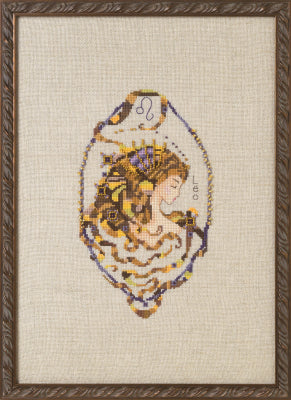 Zodiac Girls - Leo Cross Stitch by Nora Corbett Designs - Paper Pattern