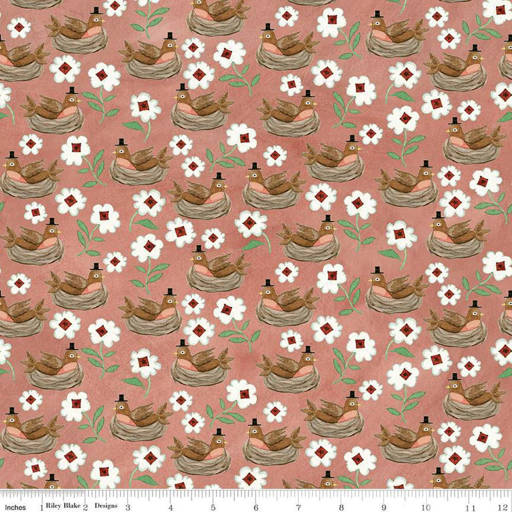 Hop Hop Hooray! | C14273 | Robins Nest - Coral