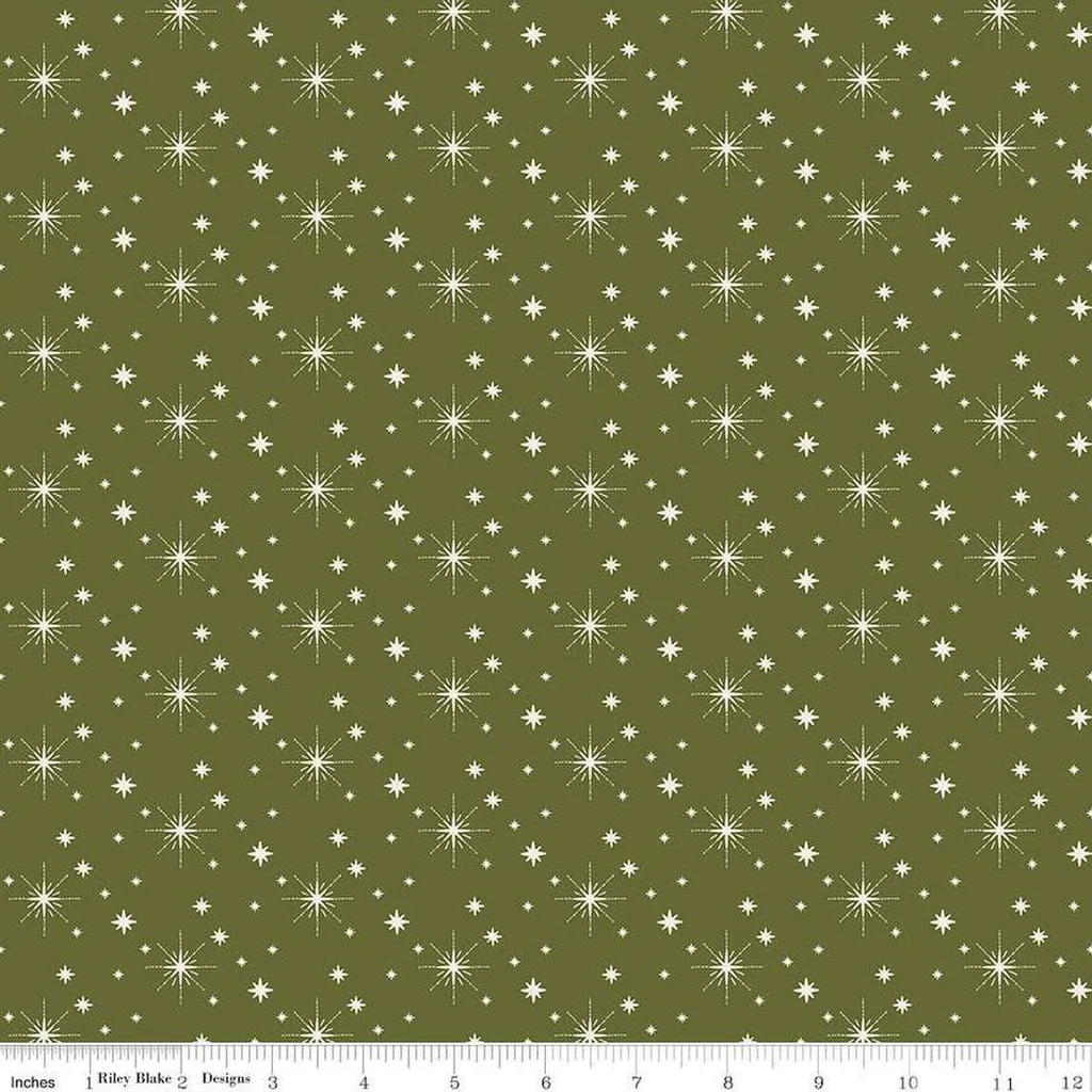 Glisten | C16227 | Stars - Green