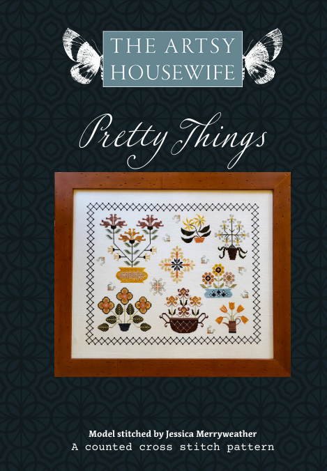 Pre-Order - Pretty Things Cross Stitch by The Artsy Housewife - Paper Pattern