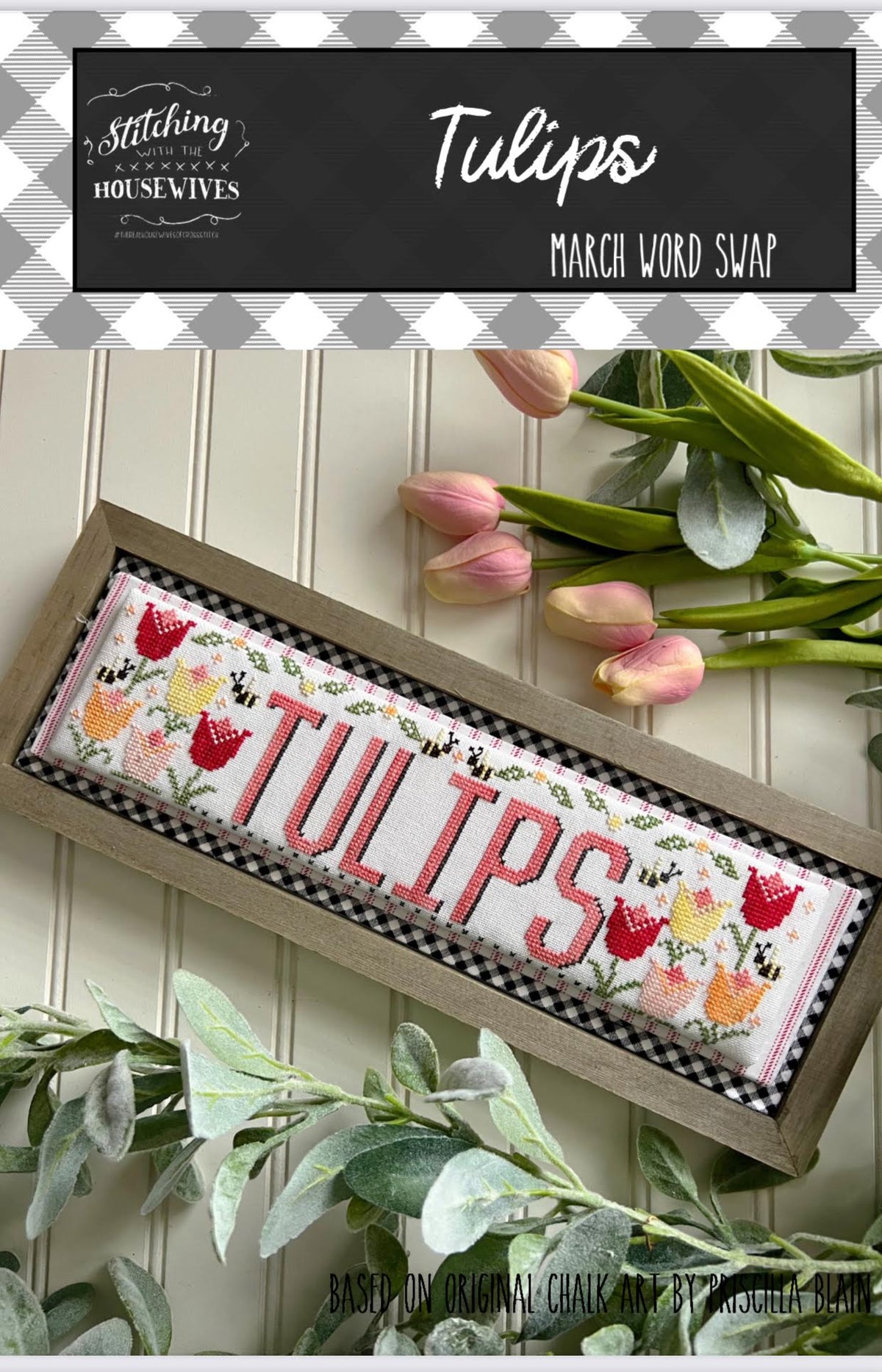 Tulips by Stitching With The Housewives Cross Stitch - Paper Pattern