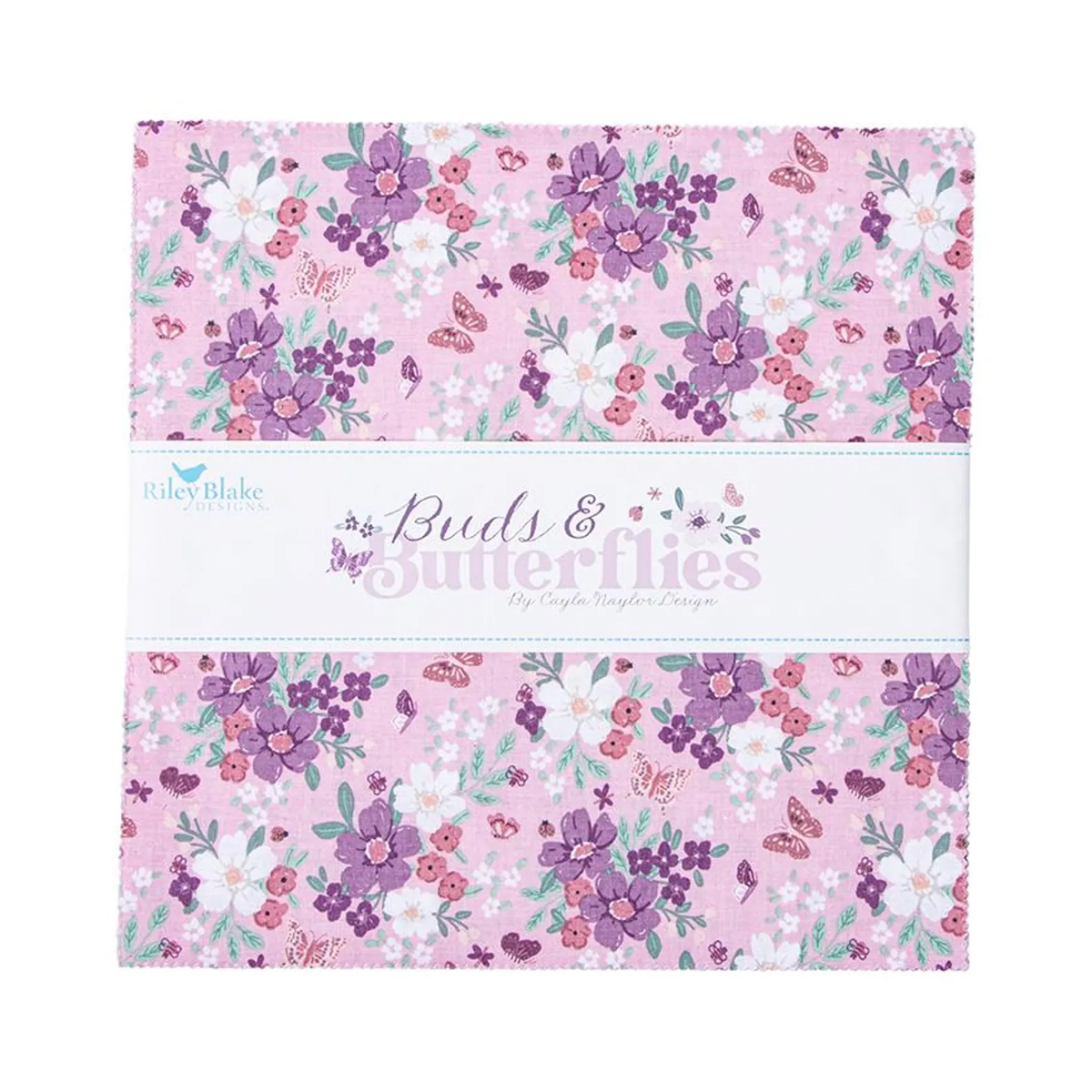 Buds and Butterflies 10" Layer Cake® - 42 Precut Pieces