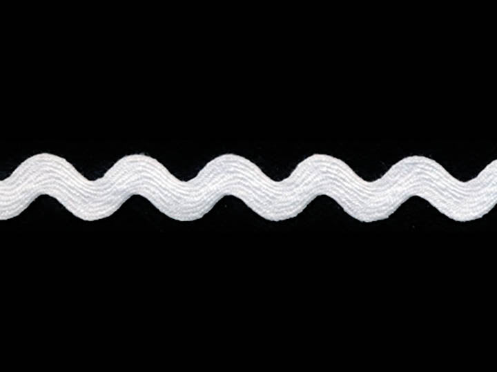 1/2&quot; (#29) POLY RIC RAC - White
