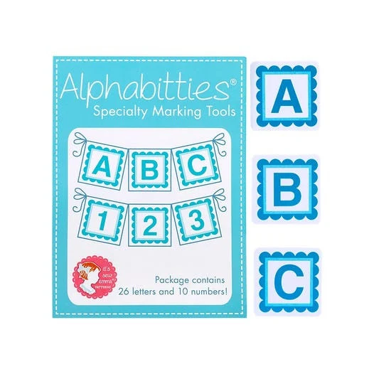 Blue Alphabitties by It&#39;s Sew Emma - ISE-707