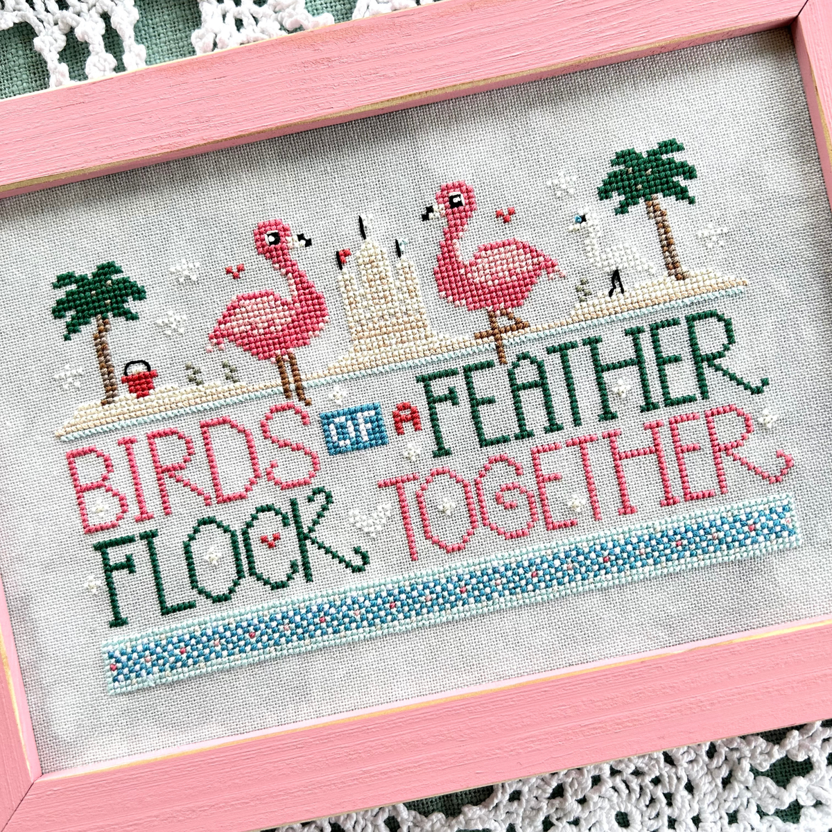 PRE-ORDER - WordyBirds: June Cross Stitch by Sweet Wing Studio - Paper Pattern