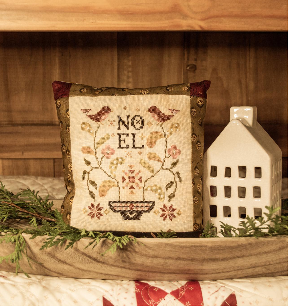 Nordic Yuletide: Noel Cross Stitch by Blueberry Ridge Designs - Paper Pattern