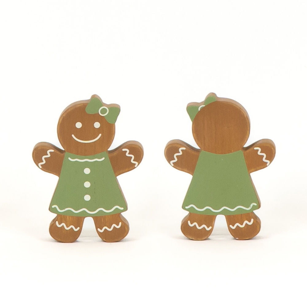 Gingerbread (Girl) | Feeling Frosty Collection | 4x5x1 chunky wood shape 71173