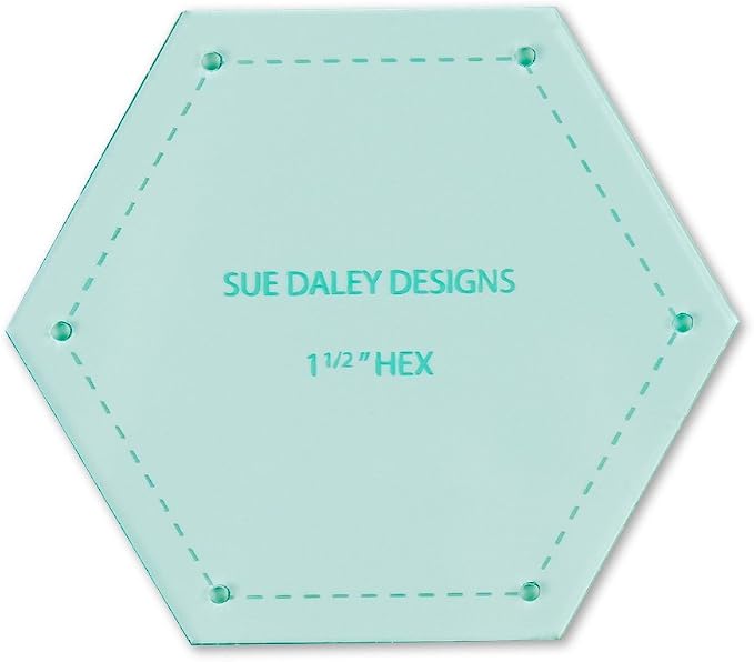 Sue Daley Designs Hexagon Acrylic Templates
