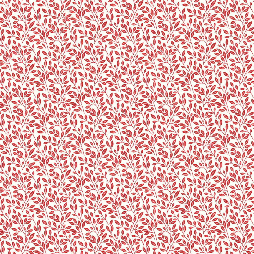 Radiant Ruby | C17263 | Leaves - Cloud