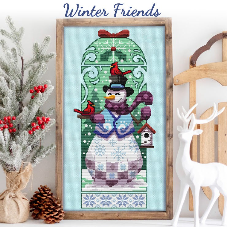 Winter Friends by Autumn Lane Stitchery - Paper Pattern