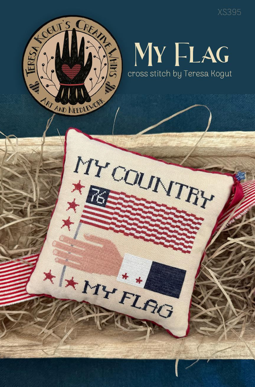 My Flag Cross Stitch by Teresa Kogut - Paper Pattern